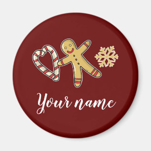 Gingerbreadman Love Magneet