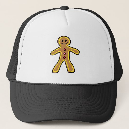 gingerbreadman trucker pet (Voorkant)
