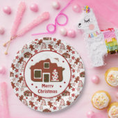 Gingerbrood Aangepast Papieren Bordje (Feest)