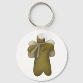 Gingerbrood Angel met Wings Sleutelhanger (Achterkant)