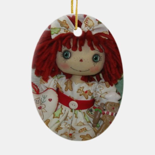 Gingerbrood Annie Ornament (Achterkant)