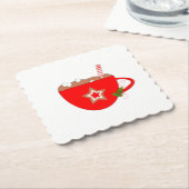 Gingerbrood CacaoOnderzetters Kartonnen Onderzetters (Gebogen)