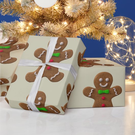 Gingerbrood Cadeaupapier (Feestdagen)