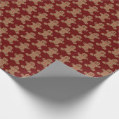 Gingerbrood Cadeaupapier (Hoek)