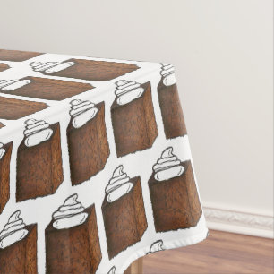 Gingerbrood Cake Slice-kerstcadeaudag Tafelkleed