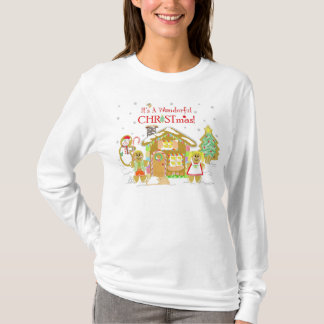 Gingerbrood Candyland T-Shirt - Dames