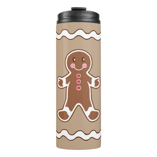 Gingerbrood Coffee Tumbler Thermosbeker (Voorkant)