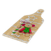 Gingerbrood cokie glazen snijkop snijplank (Hoek)