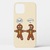 Gingerbrood Cookie Kerstmis Humor Brown Case-Mate iPhone Case (Achterkant)