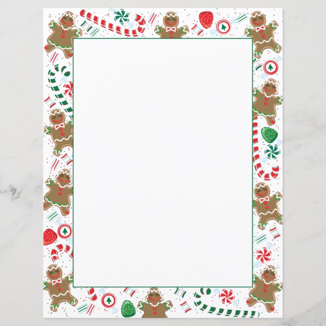 Gingerbrood Cookie Letterhead (Voorkant)