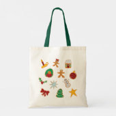 Gingerbrood Cookie Tote Bag (Achterkant)