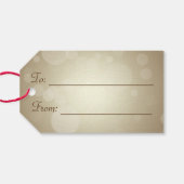 GingerBrood Cookies Cadeaulabel (Achterkant Horizontaal)