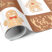 GingerBrood Cookies Cadeaupapier (Rol Hoek)