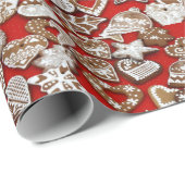 GingerBrood Cookies Cadeaupapier (Rol Hoek)