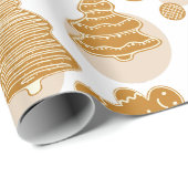 GingerBrood Cookies Cadeaupapier (Rol Hoek)