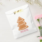 Gingerbrood Cookies Favor Bag Bedankzakje (Gezegeld)