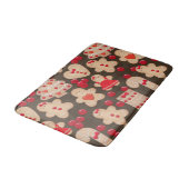 Gingerbrood Cookies Holiday Cookie Kerstmis Badmat (Gekanteld)