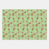 GingerBrood Cookies Inpakpapier Vel (Voorkant 2)