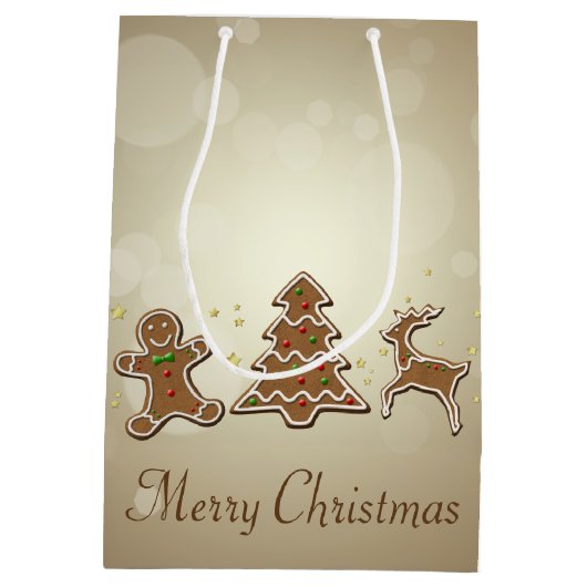 GingerBrood Cookies Medium Cadeauzakje (Achterkant)