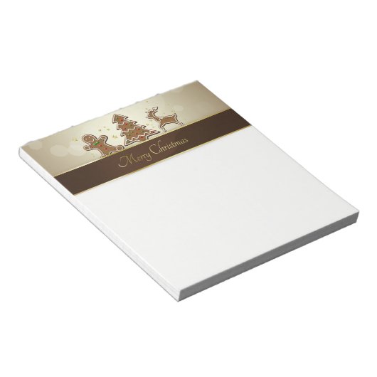 GingerBrood Cookies Notitieblok (Schuin)