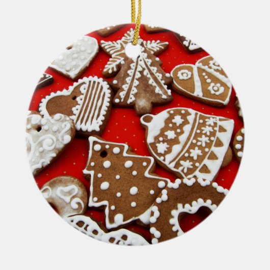Gingerbrood Cookies Ornament (Voorkant)