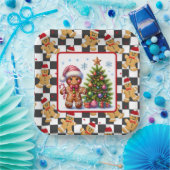 GingerBrood Cookies Papieren Bordje (Feest)