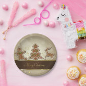 GingerBrood Cookies Papieren Bordje (Feest)