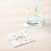 GingerBrood Cookies Vierkante Kartonnen Onderzetter (Insitu)