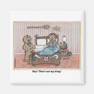 Gingerbrood Couple Magnet Magneet