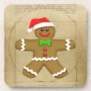 Gingerbrood Da Vinci-kurkset onderzetter