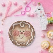 Gingerbrood Face Paper Bord (Feest)