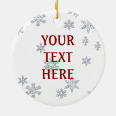 Gingerbrood Familie van drie kerstsieraden Keramisch Ornament (Achterkant)