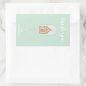 Gingerbrood feest Dank je Stickers (Tas)