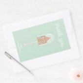 Gingerbrood feest Dank je Stickers (Envelop)