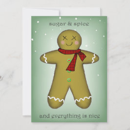 Gingerbrood Feestdagenkaart