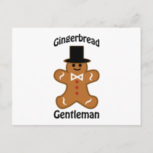 Gingerbrood Gentleman Briefkaart