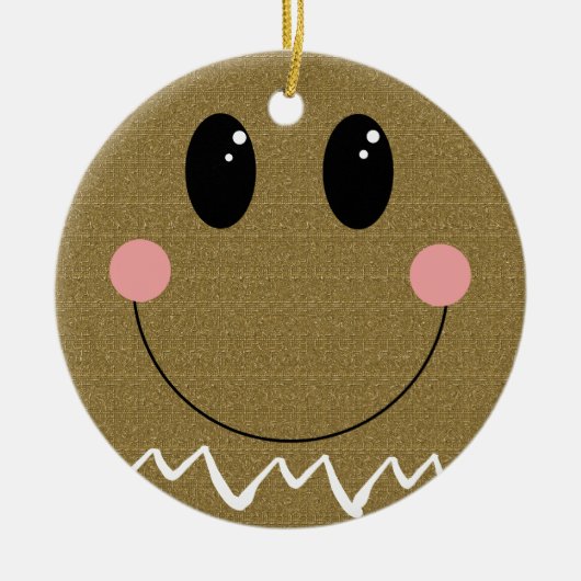 Gingerbrood Gepersonaliseerd Ornament (Voorkant)