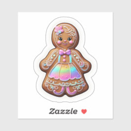 Gingerbrood Girl Sticker