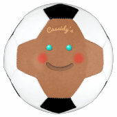 Gingerbrood glimlachen voetbal (Voorkant)