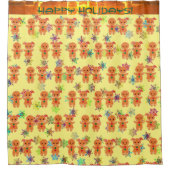 Gingerbrood Goodness - Holiday Douchegordijn (Voorkant)