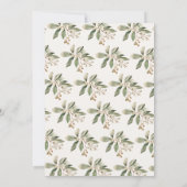 Gingerbrood Holiday Party Invitation Kaart (Achterkant)