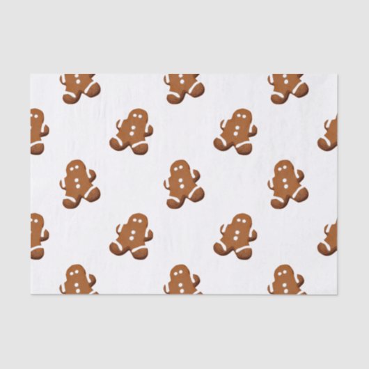 Gingerbrood Holiday Tissue Paper Tissuepapier (Voorkant)