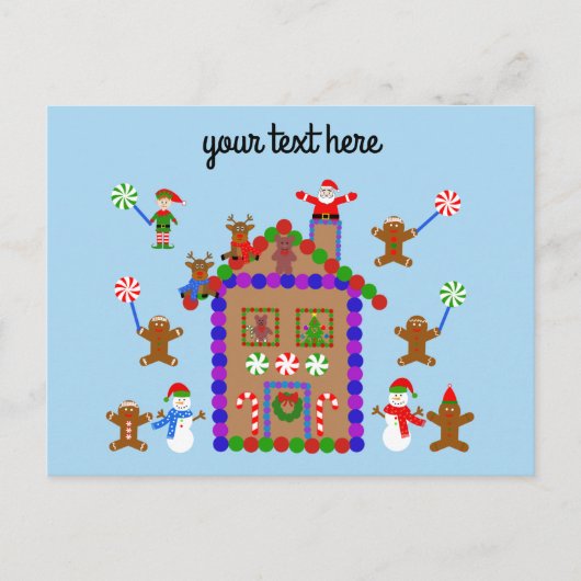 Gingerbrood House #2 Briefkaart (Voorkant)