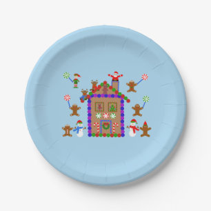 Gingerbrood House #2 Papieren Borden Bordje