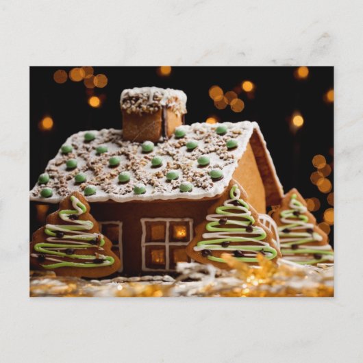 Gingerbrood House Briefkaart (Voorkant)