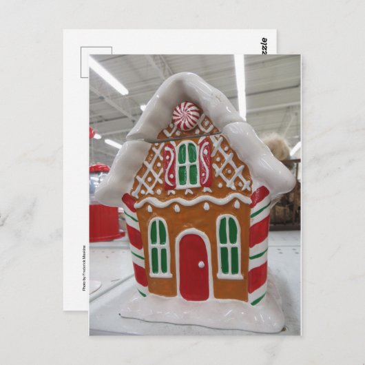 Gingerbrood House Briefkaart (Voorkant / Achterkant)