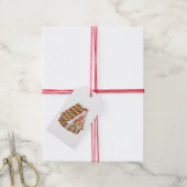 Gingerbrood House Cadeaulabel (Met Touw)