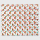 Gingerbrood House Cadeaupapier (Vlak)