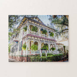 Gingerbrood House Charming Savannah Foto Puzzle Legpuzzel
