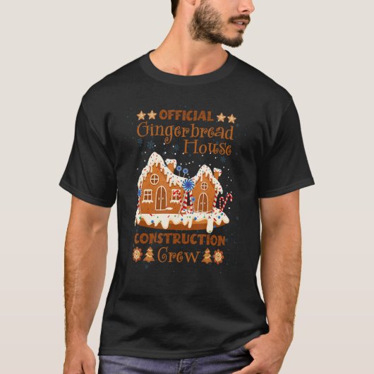 Gingerbrood House Construction Creot Gingerbrood T-shirt (Voorkant)
